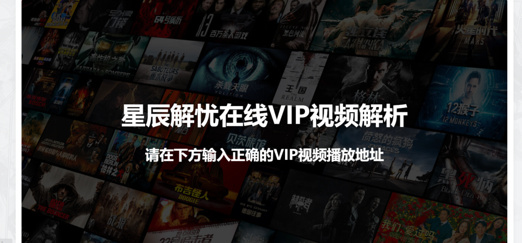 给网站设置一个VIP视频解析页面-主题美化网