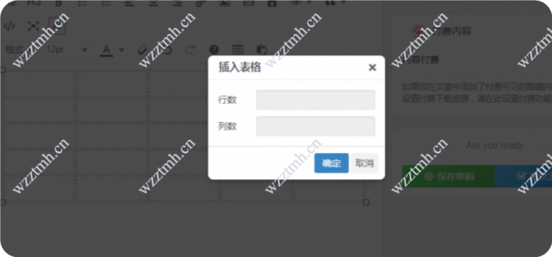 子比主题DIY – 前台发帖新增一个表格功能-主题美化网