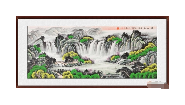办公室挂山水画风水怎样-主题美化网