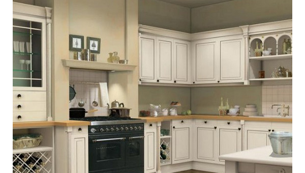 厨房橱柜用白色面板搭配黑色拉手风水好吗-主题美化网